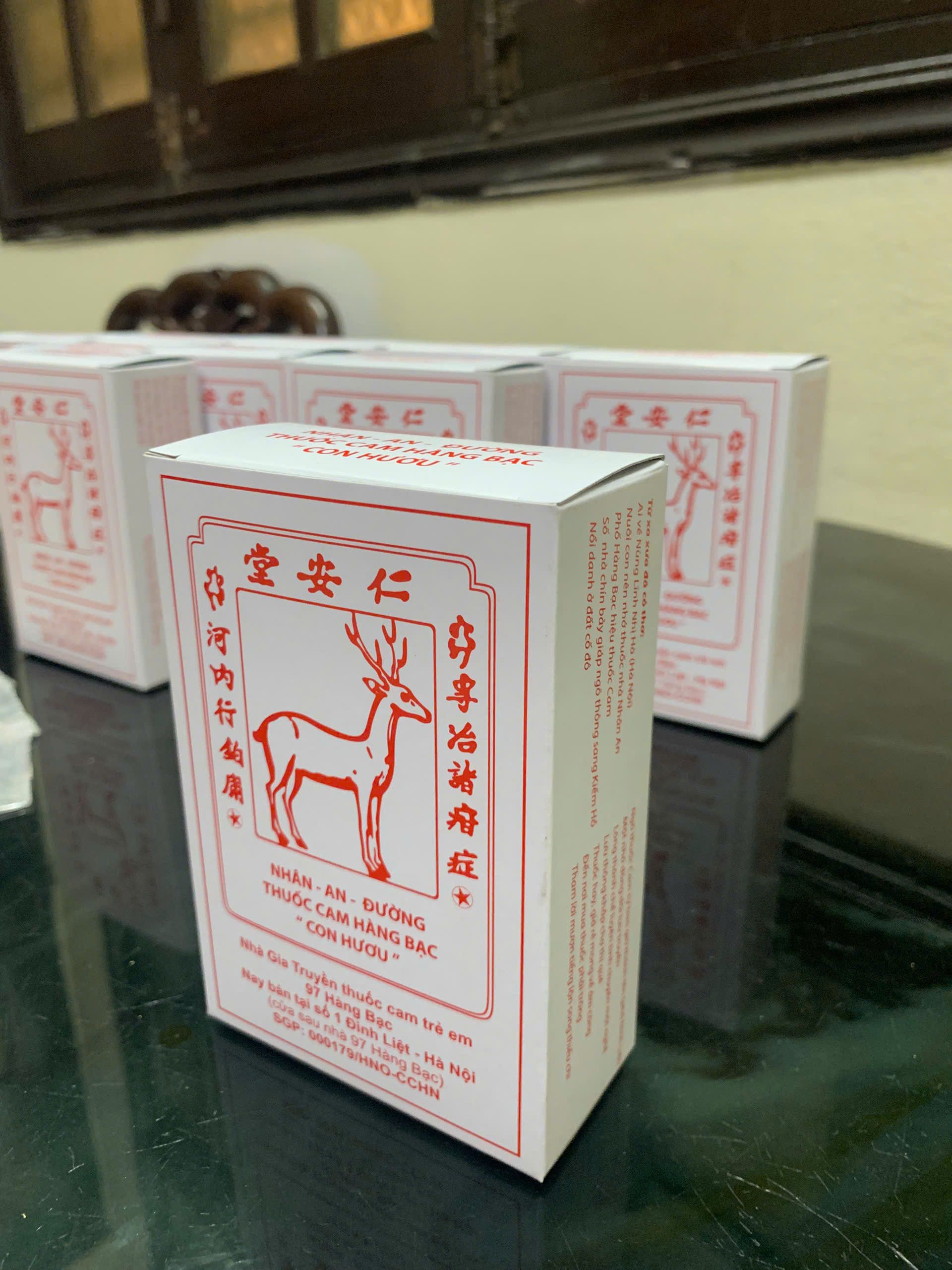 Thuốc Cam Hàng Bạc “Con Hươu” hiệu Nhân An Đường 24 1792078379005 495664745809377398 g8211786820118813024 eb47dda0f9ece761a61a8e3af237c37a