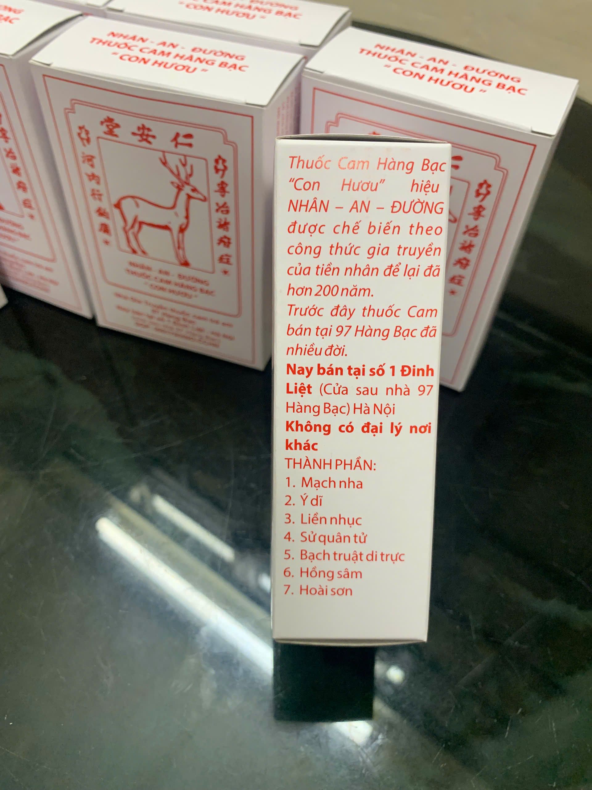 Thuốc Cam Hàng Bạc “Con Hươu” hiệu Nhân An Đường 23 1792078389283 495664745809377398 g8211786820118813024 b03f90afffae0cd7fe21221c224ae2ad